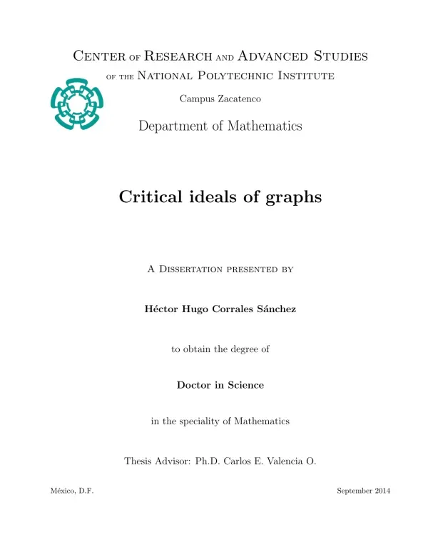 Critical Ideals of Graphs