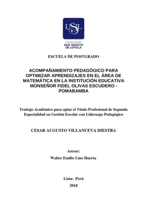 Acompanhamento Pedagógico para Optimizar Aprendizagens em Matemática