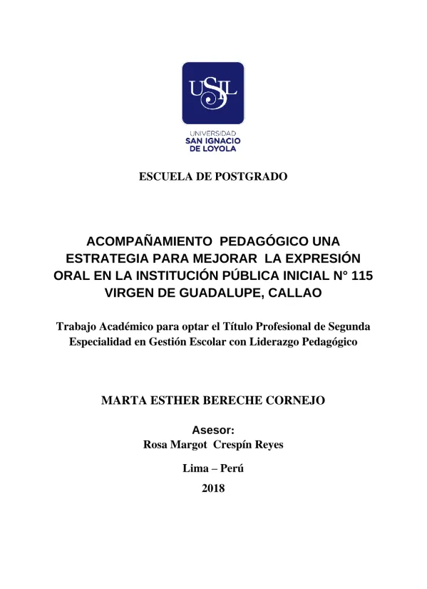 Acompanhamento Pedagógico como Estratégia para Melhorar a Expressão Oral em Instituições Públicas Iniciais