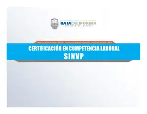 Certificación en Competencia Laboral: Ciclo de la Inversión Pública