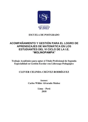 Estratégias de Melhoria para o Desempenho de Docentes e Aprendizagem de Matemática em Escolas