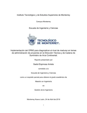 Madurez OPM3 en gestión de proyectos