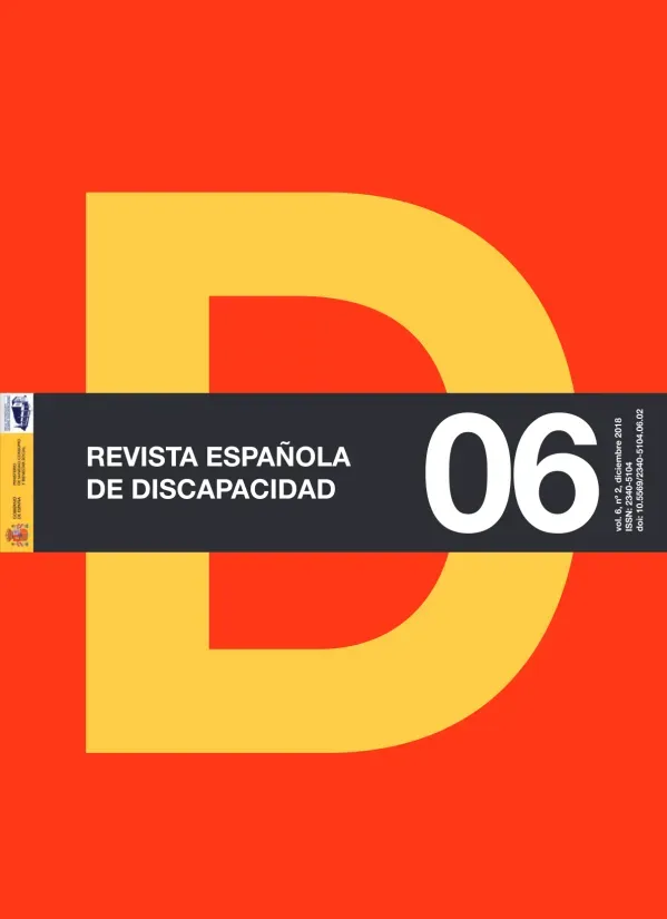 Revista Española de Discapacidad, Volumen 6, Número 2