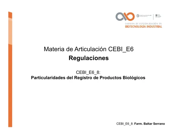 Regulaciones y tendencias en el mercado de productos biológicos y biosimilares