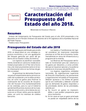 Presupuesto Estado 2018: Análisis