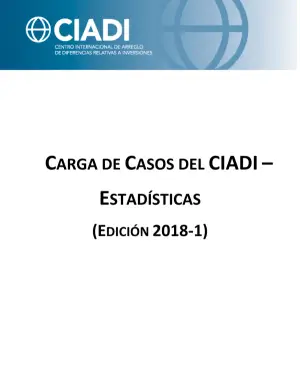 Estadísticas CIADI 2017