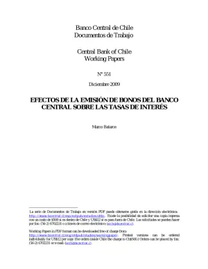 Tasas de Interés y Bonos del BC