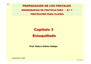 Estacas: Propagación de Frutales