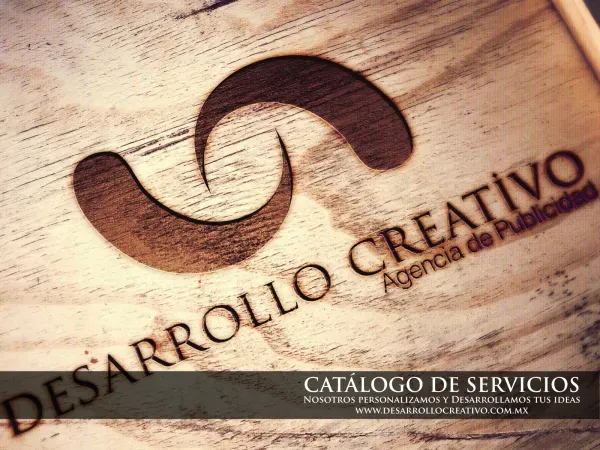 CATÁLOGO DE SERVICIOS Nosotros personalizamos y Desarrollamos tus ideas
