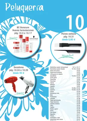 Catálogo Peluquería: Cosmética Capilar