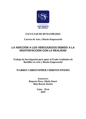 Adicción a videojuegos: Insatisfacción real