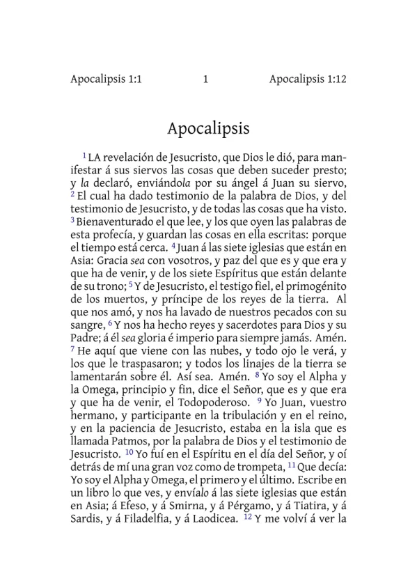 Apocalipsis 1:1 1 Apocalipsis 1:12. Apocalipsis