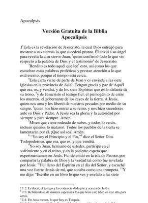 Apocalipsis: Revelación Divina