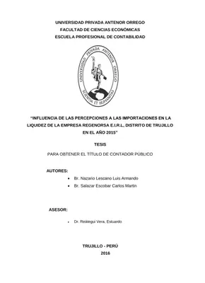 Importaciones y Liquidez Empresarial
