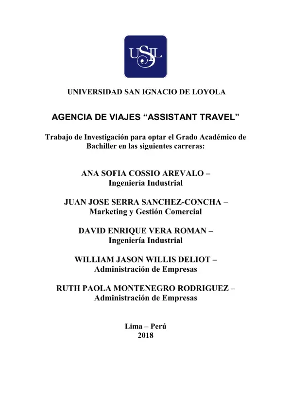 Agencia de viajes “Assistant Travel”