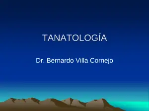 Tanatología: Acompañamiento al final