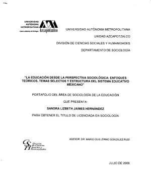 Sociología de la Educación en México