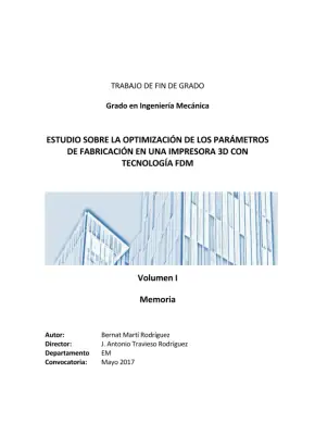 Optimización FDM: Impresión 3D