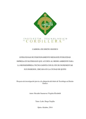 Posicionamiento: Ecopublicidad para Microempresa