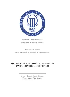 Realidad Aumentada: TFG Domótica