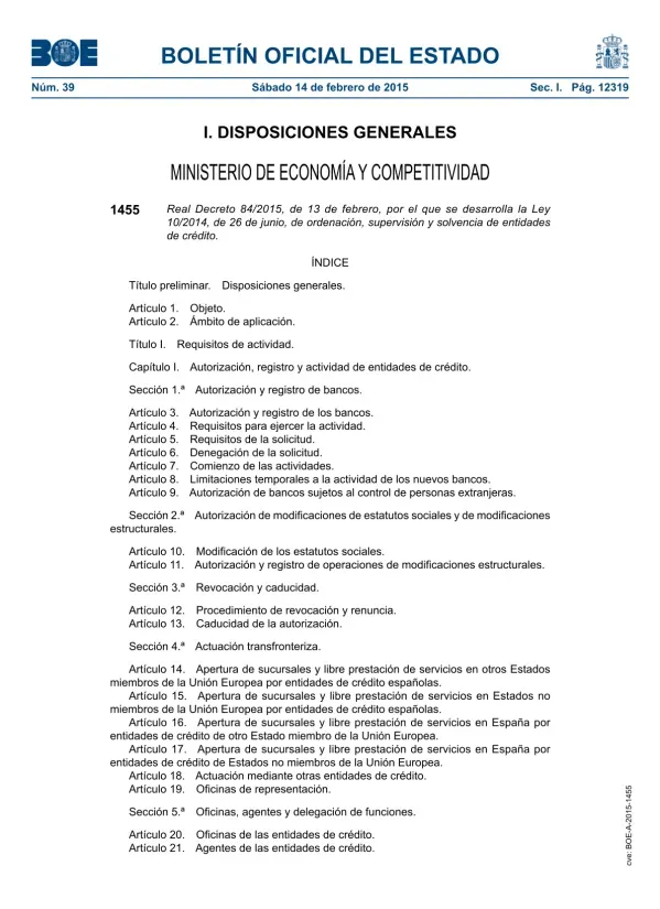 BOLETÍN OFICIAL DEL ESTADO