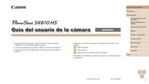 Guía Cámara: Manual Usuario