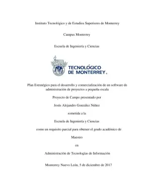 Software gestión proyectos: Plan estratégico