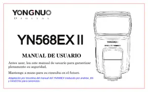 Flash YN568EX II: Manual Usuario