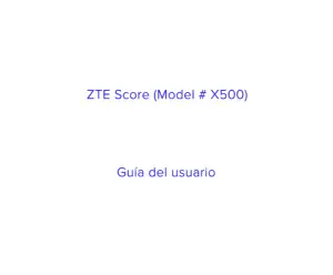 Manual ZTE: Guía Rápida