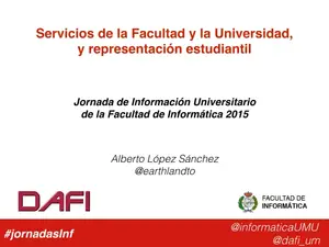 Jornadas Informáticas UMU 2015