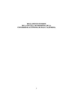 Reglamento Escuela Deportes UABC