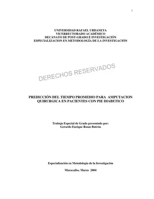 Predicción Amputación Pie Diabético