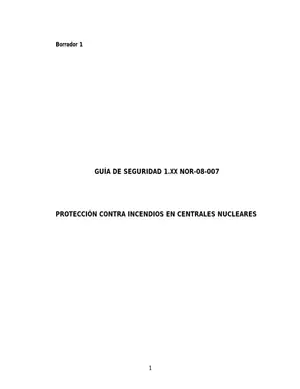 Protección contra incendios en centrales nucleares