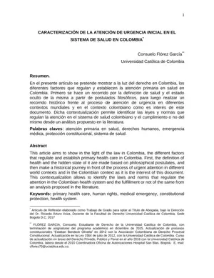 Atención Urgencia: Salud Colombia
