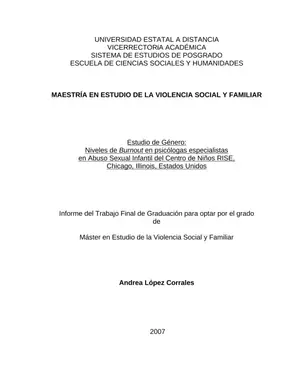 Burnout en Psicólogas: Estudio de Género