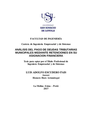 Análisis de Pago de Deudas Tributarias