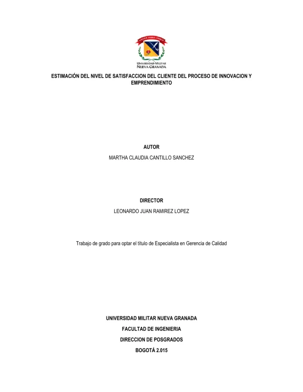 Estimate of the label of customer satisfaction in the process of innovation and entrepreneurship